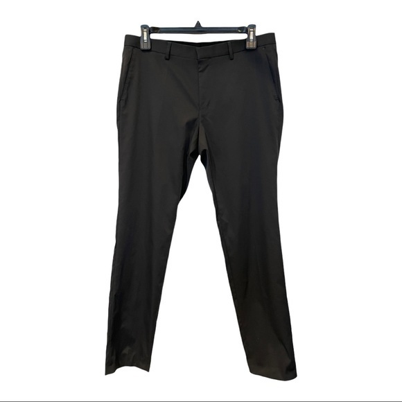 BOSS Genius Slim Fit Flat Front Dress Pants - 36 - Picture 7 of 8